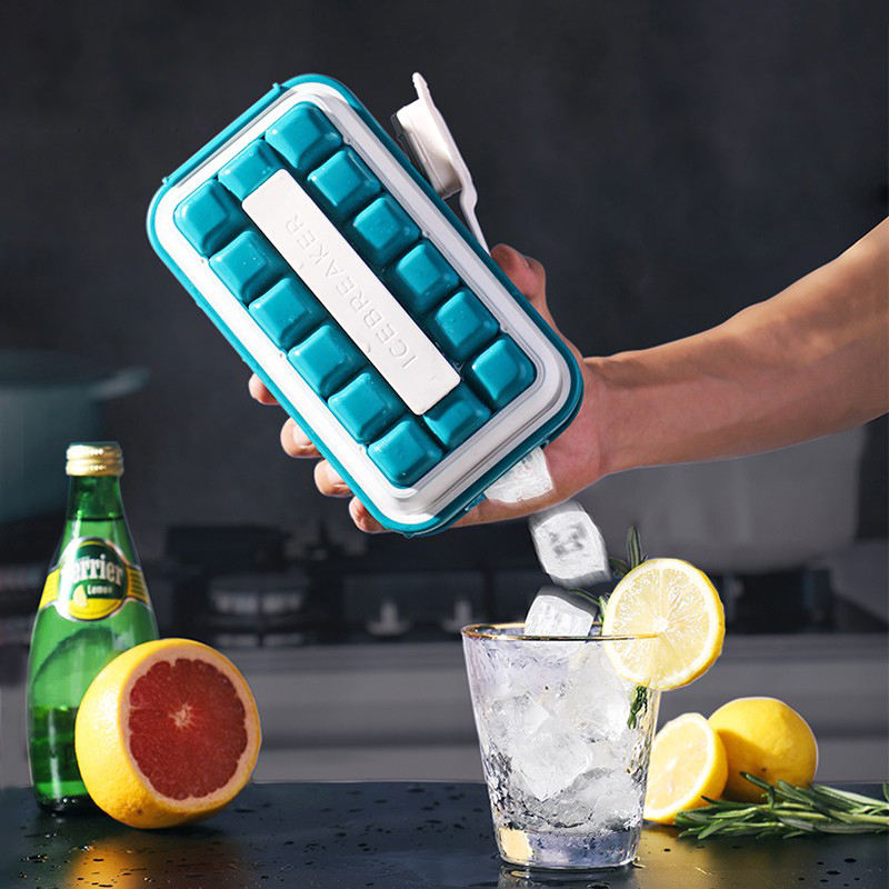 Danish Icebreaker Pop Ice Cube Mold Food-Grade Silicone Ice Tray Ice Ball Maker Ice-Making Tool