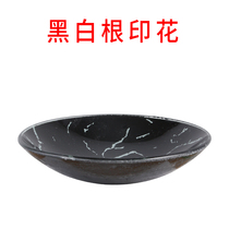 Ceramic stainless steel glass basin floor ash basin ashtray Star hotel lobby trash can matching smoke tray