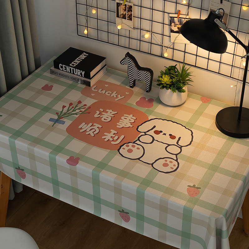 The renovation of the dormitory on the top of the school dormitory, waterproof and oil-proof table paper, erasable, decorative student tablecloth