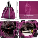 Вместительный и большой нейлоновый водонепроницаемый спортивный рюкзак для йоги для путешествий, ткань оксфорд, на шнурках