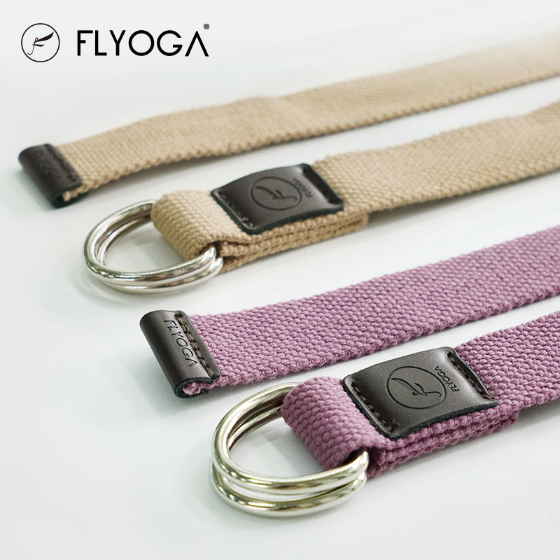 FLYOGA Professional Yoga Stretch Band IYENGAR PILATES Rope Stretch Auxiliary Flexible Stretch Band F7902