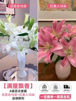 Премиальный пакет лилий [10 белых лилий + 10 красных красавиц] бесплатный консервант.