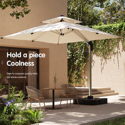 Outdoor Parasol Courtyard Umbrella Outdoor Rooftop House Garden Terrace Large Sun Umbrella Shed Commercial Stall Roman Umbrella