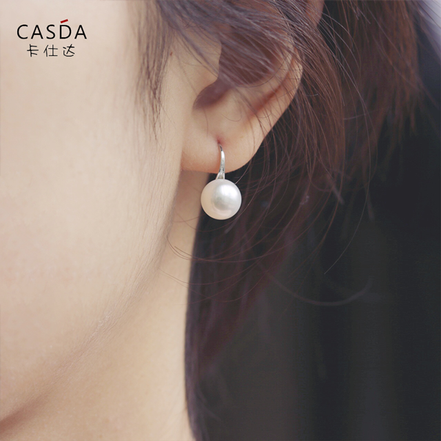 925 Silver Freshwater Pearl Earrings Women's Long Edition Earrings Korean Temperament 2021 New Fashion Pendant Earrings Earrings