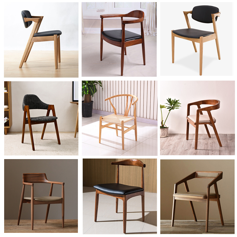 Usd 42 77 Nordic Minimalist Japanese Style Solid Wood Chair Home Book Chair Back Vintage Computer Chair Solid Wood Office Chair Dining Chair Wholesale From China Online Shopping Buy Asian Products Online
