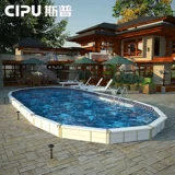 Вилла, бассейн, конструктор для спортзала