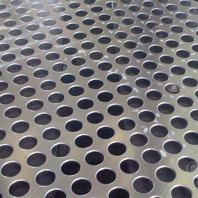 Sheet steel punched hole mesh plate 304 stainless steel punch hole plate perforated iron plate round hole mesh hole plate punch hole web custom 2mm
