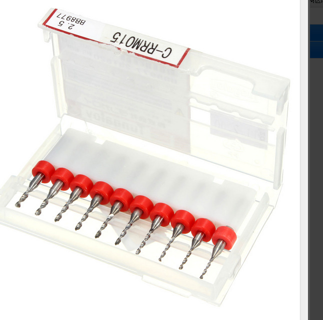 PCB engraving tungsten steel twist drill 0 10 10 30 20 40 40 50 60 70 80 91 0mm