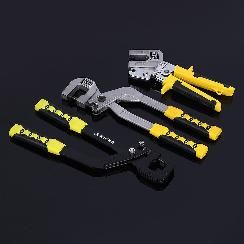 Suspended ceiling fixed mounting keel pliers iron sheet riveting labor-saving light steel keel pliers one-handed aluminum alloy keel pliers