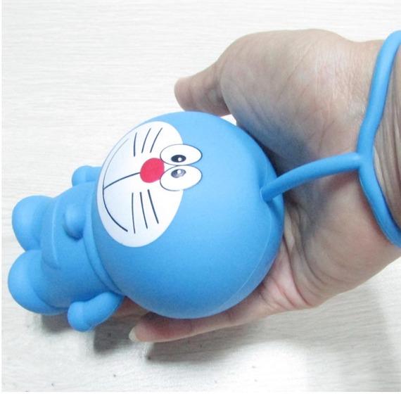 Sáng tạo Hàn Quốc dễ thương cô gái siêu dễ thương phim hoạt hình Doraemon mèo kéo chìa khóa hộp đồ trang trí búp bê - Trường hợp chính túi đựng chìa khóa