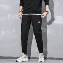 Tide Cards 2022 Spring Autumn Season Easy Work Pants Men Straight Barrel Small Feet Casual Harun Bunches Pants Sport Long Pants