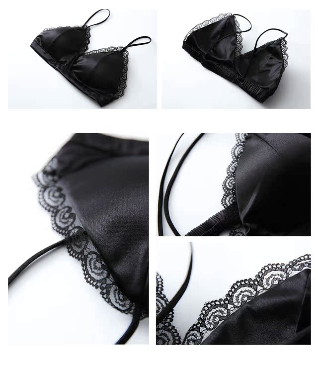 Hai mảnh Nhật Bản đích thực bộ bikini ren bra bra gợi cảm siêu nude không áp lực 24 giờ mát mẻ ao lot