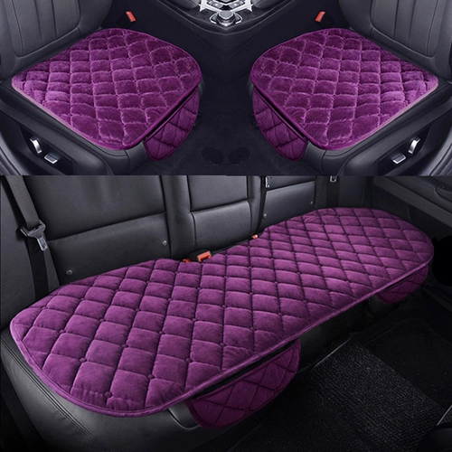 Зимнее плюшевое утепленное удерживающее тепло сиденье, нескользящий цельный комплект, кресло, 3 предмета