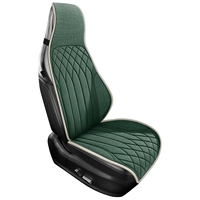 Зеленое [квадратная подушка + спинка] (цельная модель) спортивное сиденье