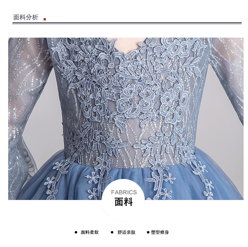 Cô gái sinh nhật công chúa váy fluffy trẻ em catwalk buổi tối ăn mặc cô bé chủ nhà nước ngoài trang phục piano - Váy trẻ em áo gile đồ vest bé trai