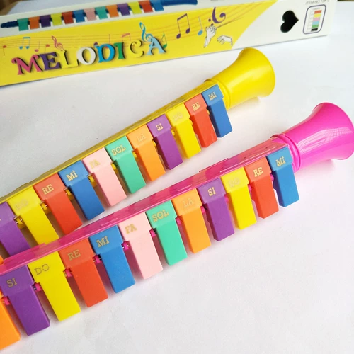 Детский орган, музыкальные инструменты, игрушка, губная гармошка, мегафон, 13 клавиш