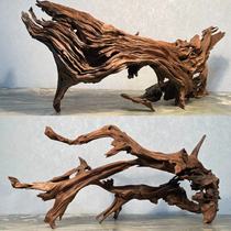 High-quality sunken wood over 1 meter large large fish tank landscaping ornaments South American tank tree stump turtle platform high-end purple teak