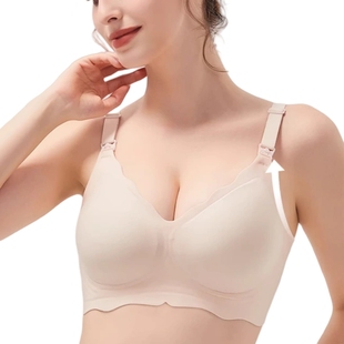 Rovo哺乳内衣聚拢防下垂收副乳