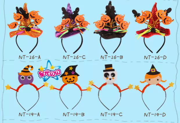 Halloween ăn mặc cho người lớn trẻ em cung cấp headband mũ bí ngô headband mạng nhện bat ma phù thủy mũ mũ - Sản phẩm Đảng / Magic / Hiệu suất phụ kiện cosplay cổ trang	