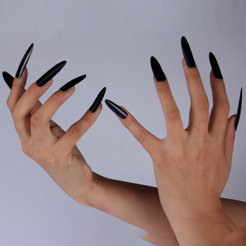 Halloween Cosplay Props Zombie Witch Finger Gloves Horror Costume Vampire Claws Finger Nail Covers