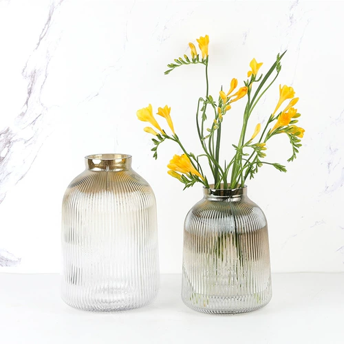 Nordic Simple Glass Transparent Vase Home Living Room цветы гидропонный контейнер с цветочным расположением цветочный обеденный стол декоративные украшения