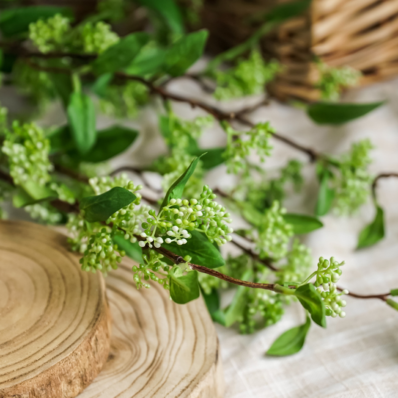 Nordic small fresh fork Cuifeng fruit Country style plastic simulation flower flower arrangement decoration Green plant simulation plant green fruit