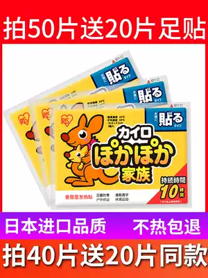 IRIS Japanese warm stickers baby hot Post physiological period paste Palace warm hot post self-heating warm knee joint