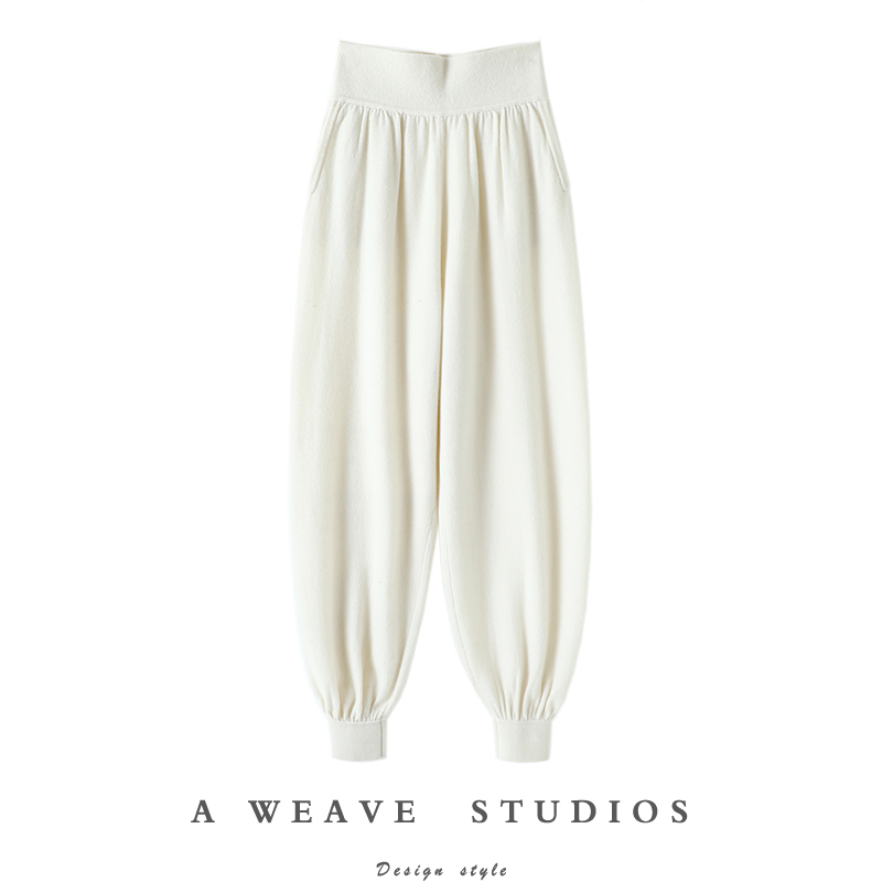 Very Rare Pant Style! a Must-Have! Casual Harem Pants, Pure Cashmere Pants for Women, Loose Fit for Outerwear