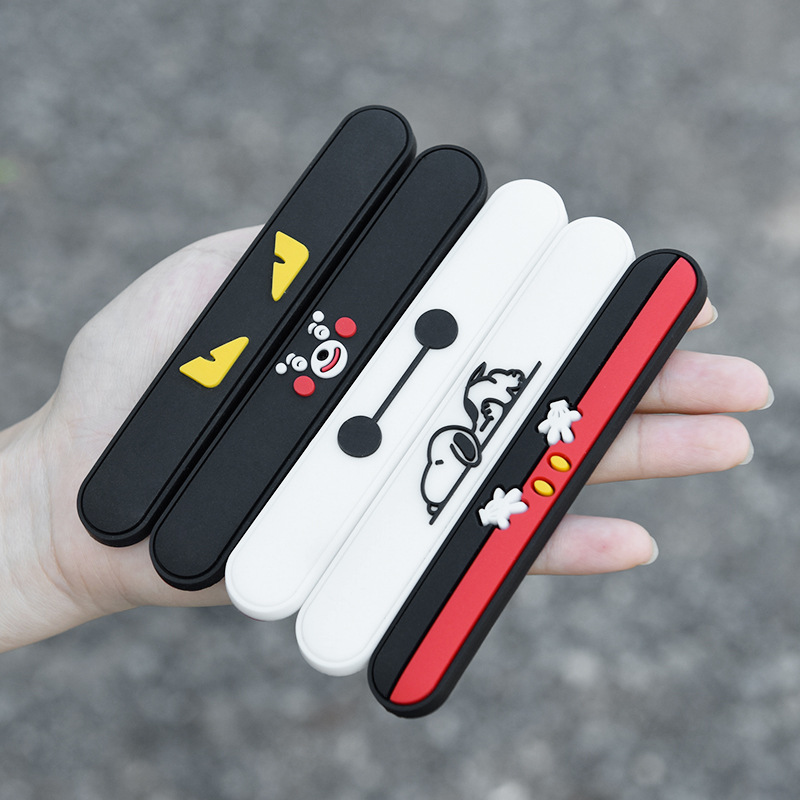 Car cartoon door anti-collision strip rearview mirror anti-scratch anti-rub cute anime door side personalized silicone bumper sticker