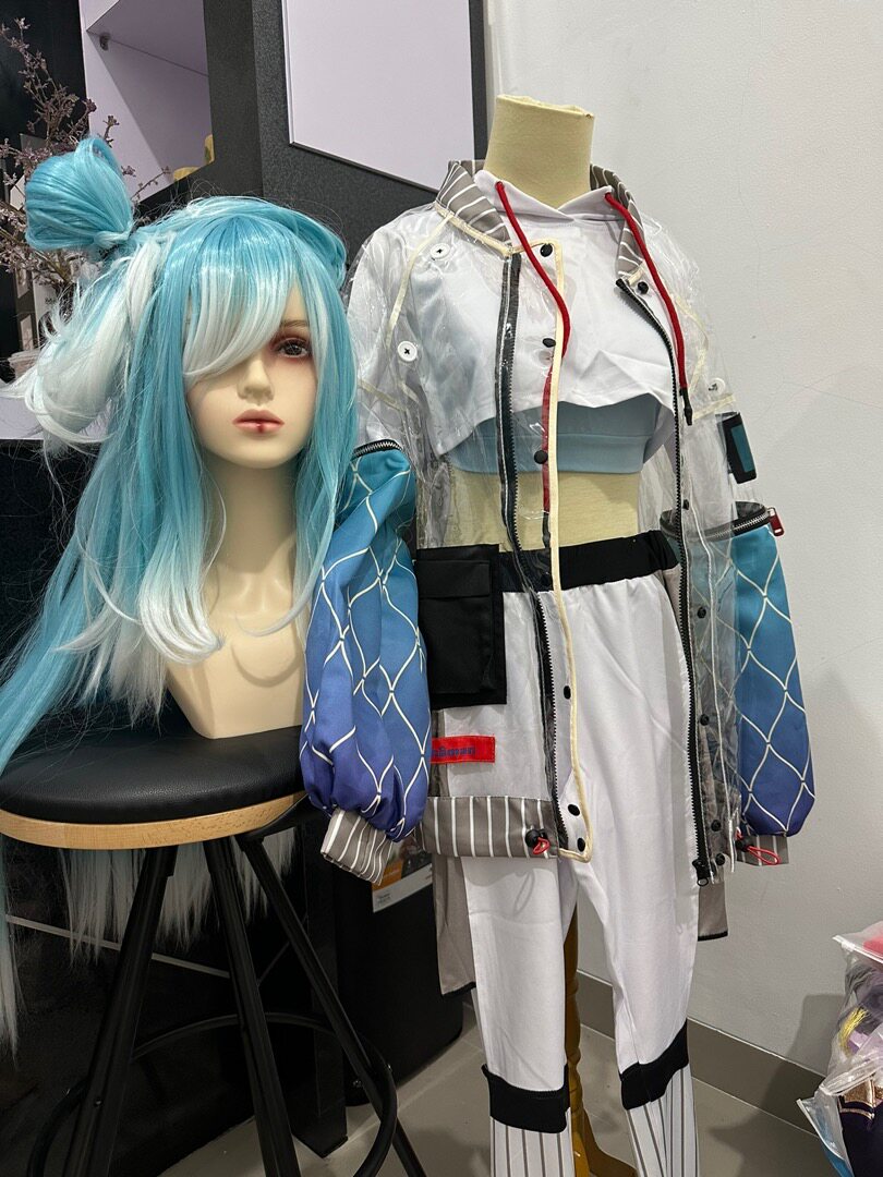 ホロライブ　こぼかなえる　コスプレ　Mサイズ　ウィッグ　靴　フルセット Wetrose]在庫あり 宝鐘マリン こぼ・かなえる MV III コスプレ衣装