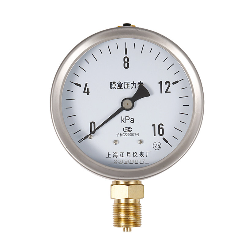 Купить Манометр Шанхай река на ye100 радиальный тип коробки мембраны ...