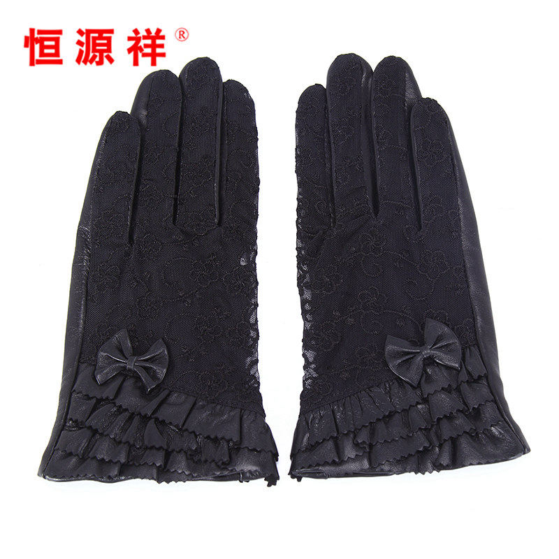 Gants pour femme en En peau de mouton - Ref 3156215 Image 4