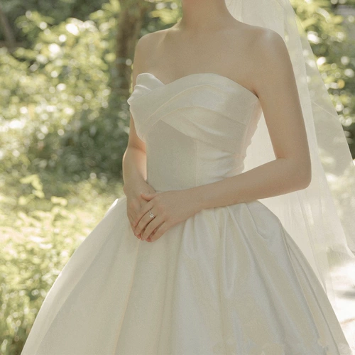 Топ без лямок, весеннее летнее свадебное платье