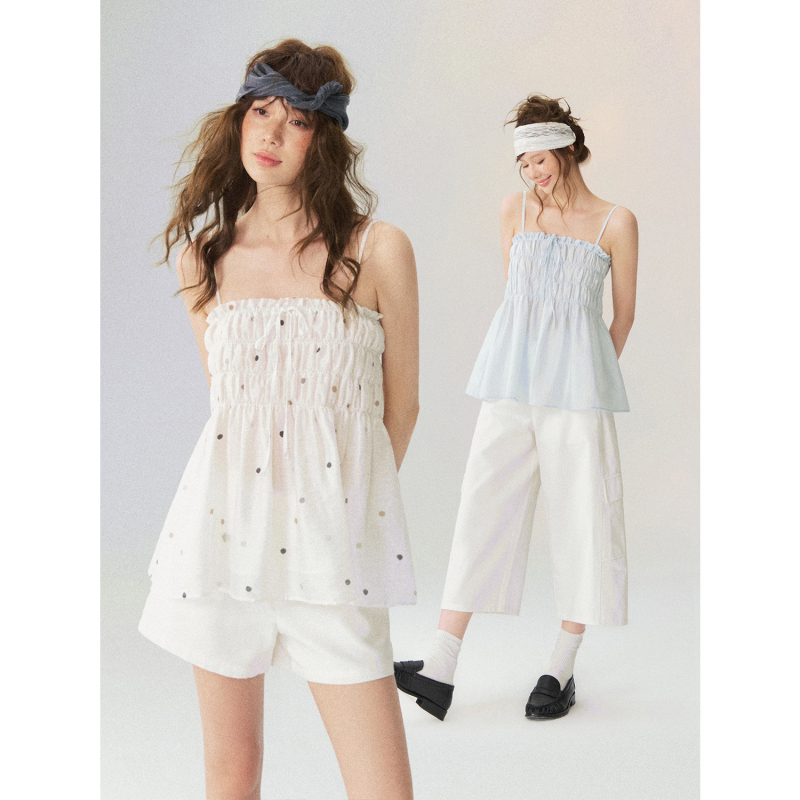 Somesowe Light Oxygen Summer Cable Knit Camisole Top Somesowe Light Oxygen Summer Cable Knit Camisole Top