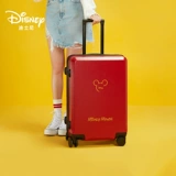 Дисней, красный брендовый чемодан, универсальная коробка на колесиках, популярно в интернете, 24 дюймов