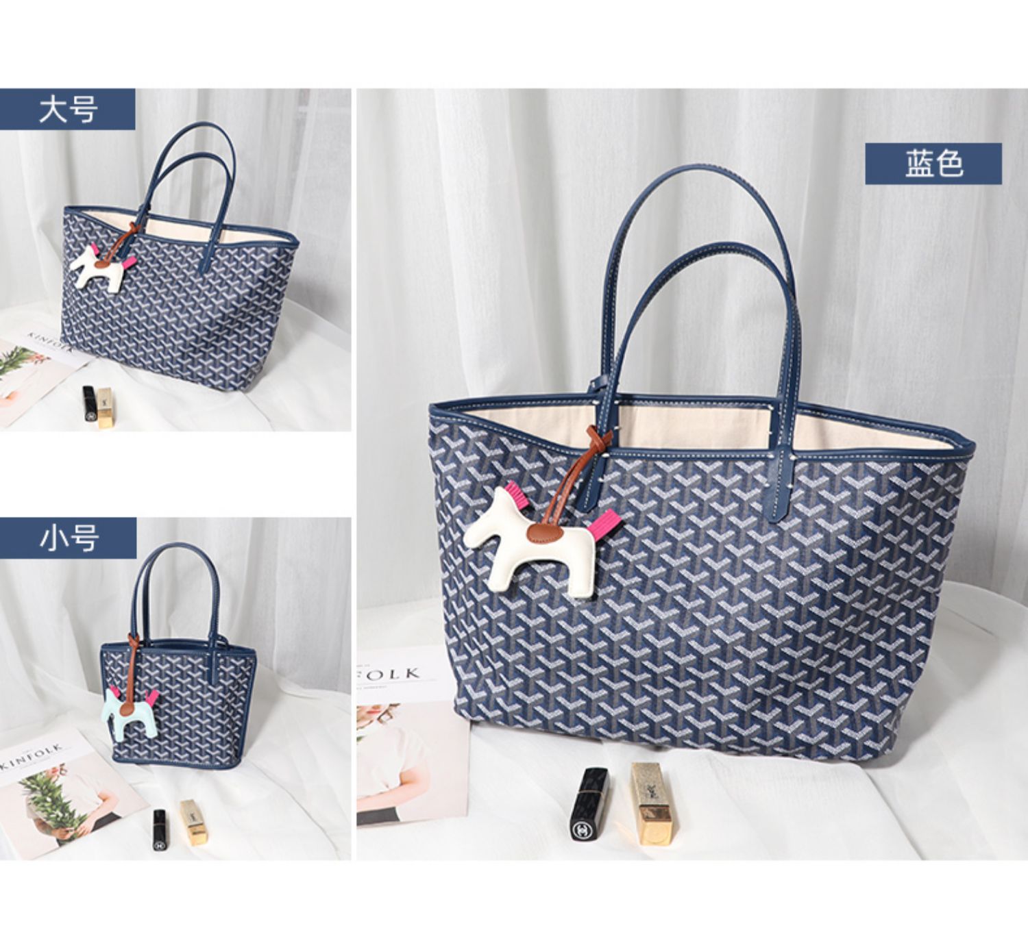 Buy 19 New South Korea East Gate Emo Dog Tooth Bag Large Capacity Hand Held Tote Basket Women S Bag Shopping Bag Tide Zyf730 On Ezbuy My