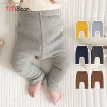 Baby large PP pants spring clothing baby Harun pants boy fart pants female baby spring and autumn long pants outside wearing elastic pants