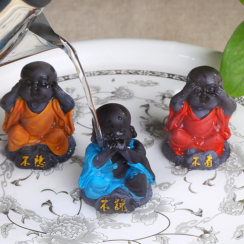 Tea Darling Little Monk Chametz Hem of the Lovely Three Nochs Creative Tea Road boutique Gongfu Tea Teater Tea Table Accessories
