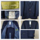 ຊຸດຜູ້ຊາຍ Vintage ຊຸດກະເປົ໋າສະໄຕລ໌ຍີ່ປຸ່ນເຮັດວຽກກະທັດຮັດສຸພາບບຸລຸດທຸລະກິດ jacket ຊຸດດຽວ TV64