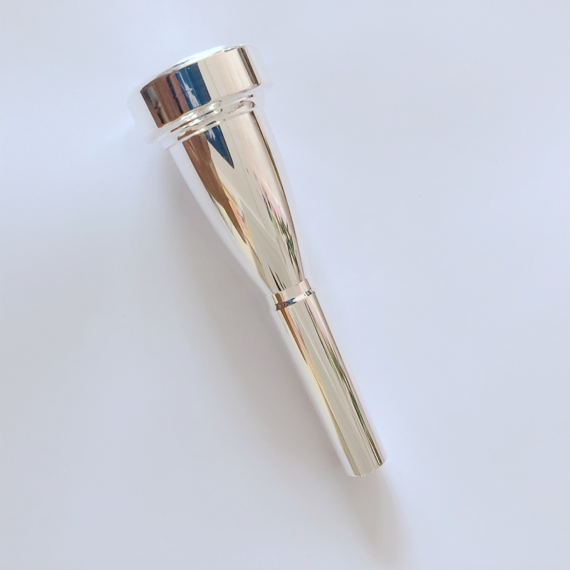 Flush volume brand new bar Hazier warhead mouth silver-plated trumpet Number of mouth blown mouth brass material