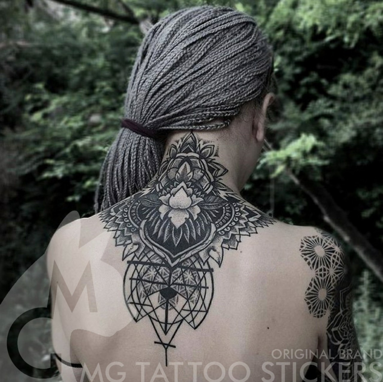 玛雅图腾纹身满背图片- 抖音, image size:1280x1277