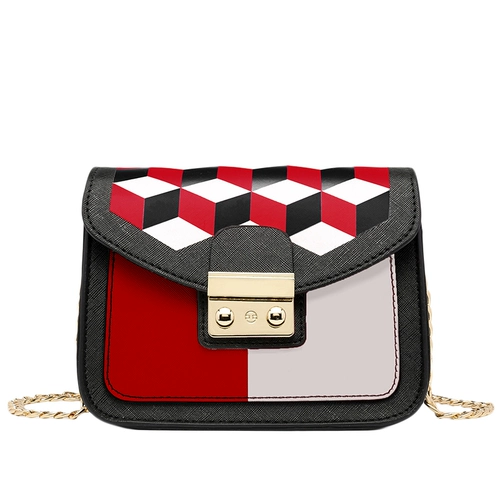 Летняя небольшая сумка, сумка через плечо, маленькая универсальная цепь на одно плечо, в корейском стиле, на цепочке