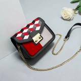 Летняя небольшая сумка, сумка через плечо, маленькая универсальная цепь на одно плечо, в корейском стиле, на цепочке