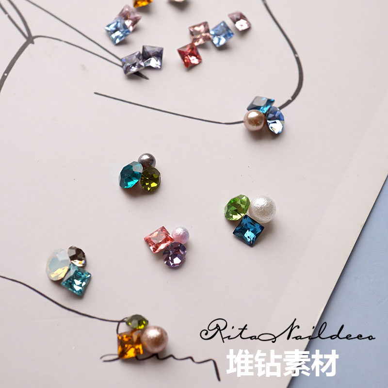 Pile drill material tip bottom K9 square drill Czech drilling Mejia water drill not dropping bottom phototherapy ornament diamond ball DIY pearls