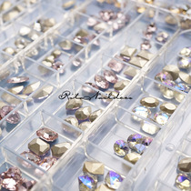 Tip Bottom Drill Suit Pile Drill Ball Practice No Heart Pain Fingernail Drilling Meme Ornaments Wearable Chia Peach Hearts Water Drop Magic Color Drill