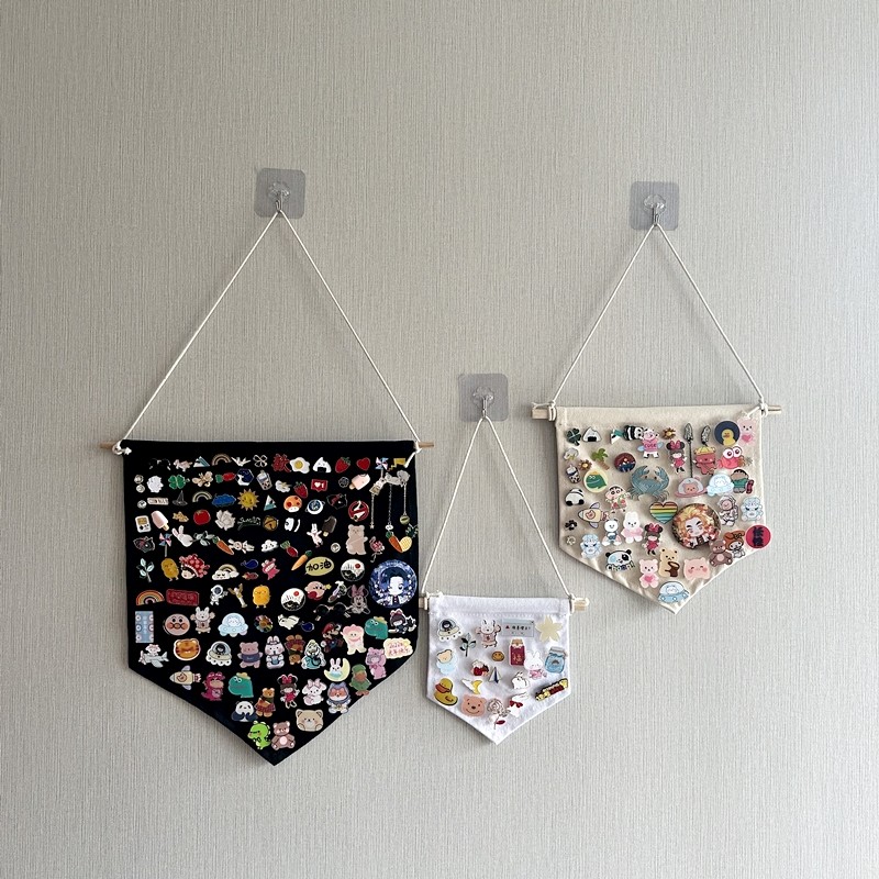 2023 new brooch badge badge containing cloth collection board display award school chapter finishing containing box chest card hanging cloth-Taobao