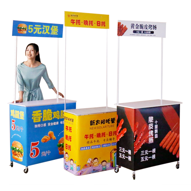 Mobile folding table stall cart special for internet celebrities