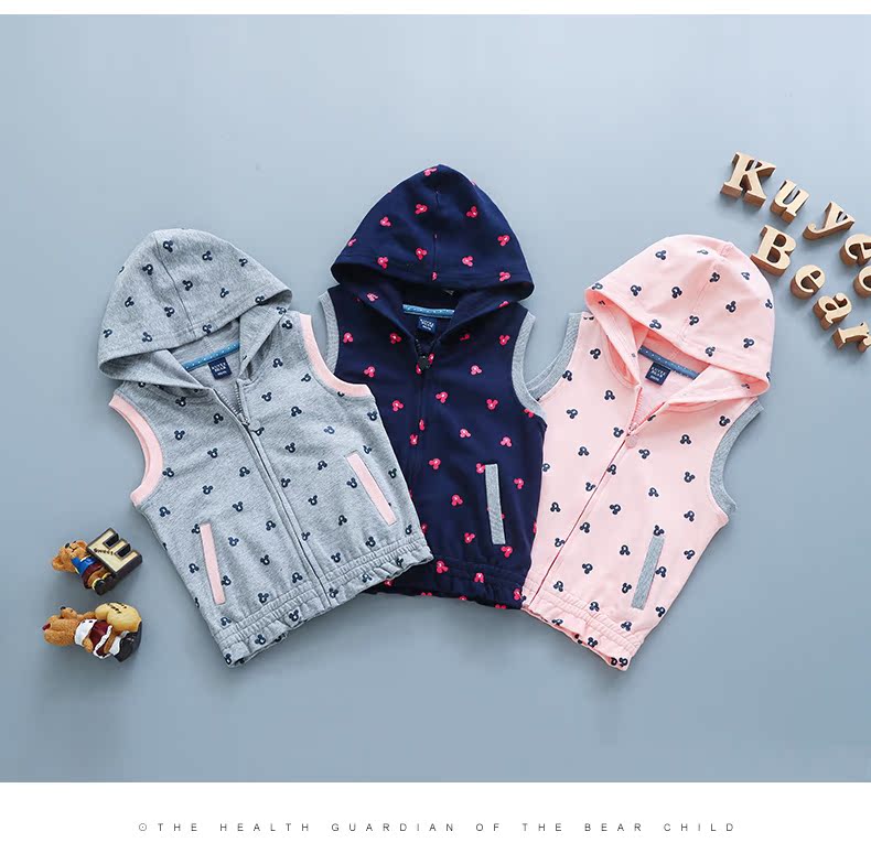 Áo vest trẻ em mùa xuân và mùa thu cô gái áo len trẻ em quần áo trẻ em xuất khẩu