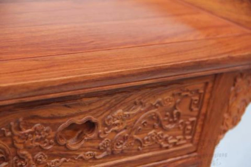 Long cổ dài Trung Quốc dải cổ một số trường hợp Redwood cho bàn cho hiên nhà Đài Loan gỗ hồng mộc đồ gỗ rắn - Bàn / Bàn