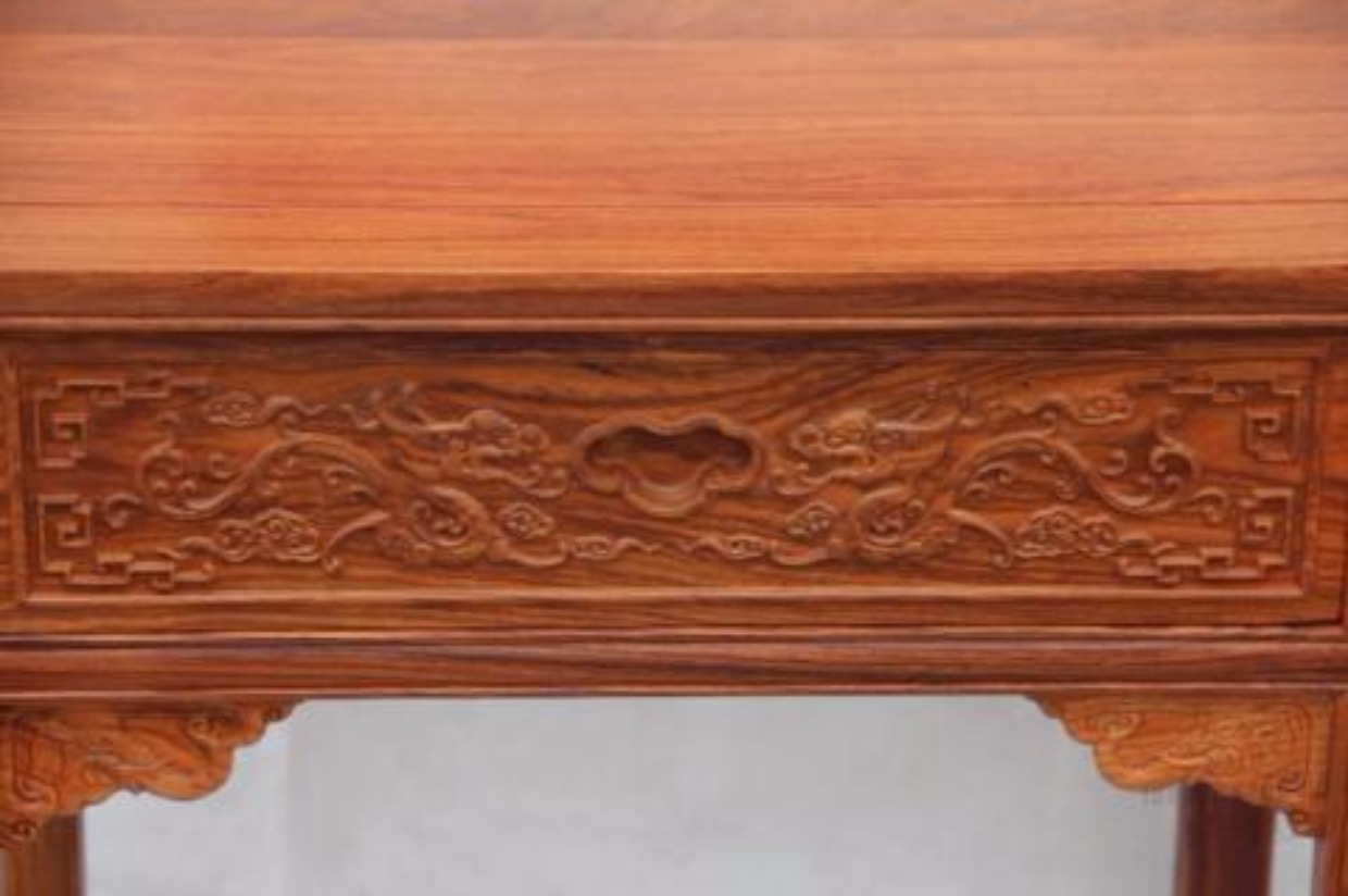 Long cổ dài Trung Quốc dải cổ một số trường hợp Redwood cho bàn cho hiên nhà Đài Loan gỗ hồng mộc đồ gỗ rắn - Bàn / Bàn ban ghe cafe